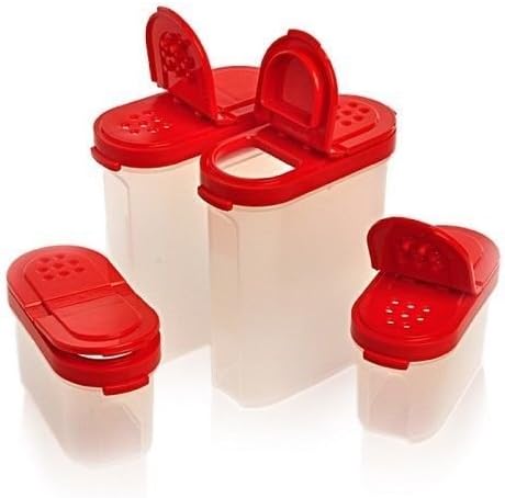 Tupperware Modular Spice Shaker Set of 4 Shakers