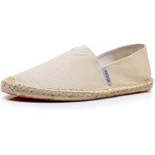 Mintzice Men's Solid Comfortable Slip on Canvas Espadrilles Flat