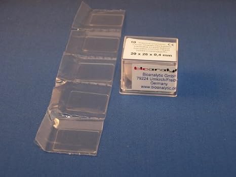 Hemacytometer Cover Slips 20x26, 10 Pack (1 Pack of 10)