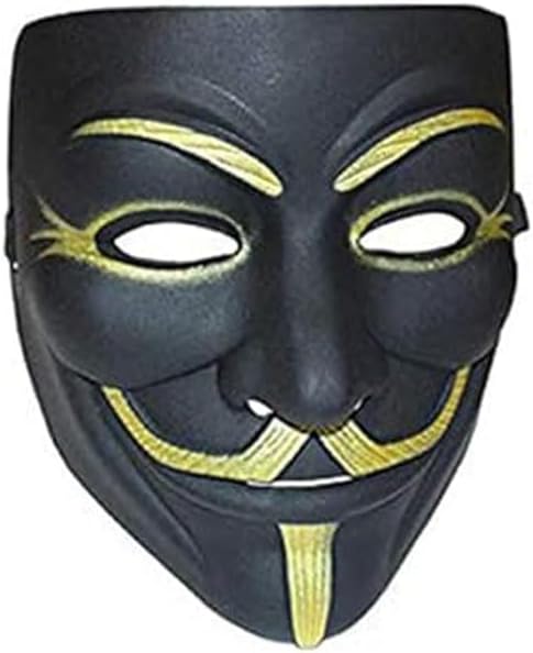 Anonymous Vendetta Hacker Mask Guy Fawkes Game Master Mask For Halloween Cosplay