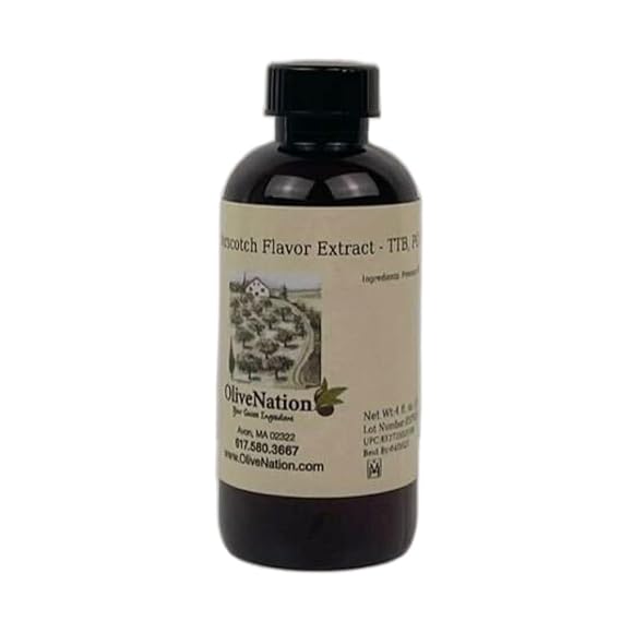 OliveNation Butterscotch Flavor Extract TTB, PG Free, Natural - 4 fl oz