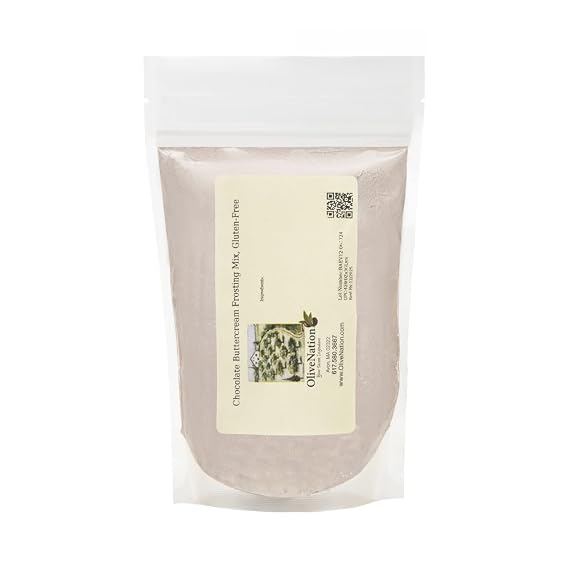 Chocolate Buttercream Frosting Mix, OliveNation Chocolate Frosting Mix - Gluten Free, Vegan for Cakes, Cupcakes, Filling, Decoration (48.00oz)