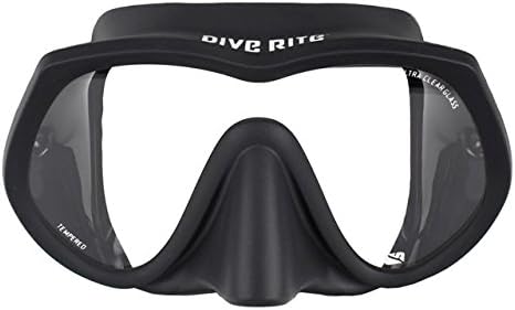 Dive Rite UltraClear Frameless Mask, Black