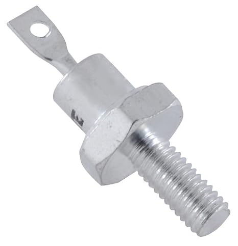 NTE Electronics NTE5181A Zener Diode, DO4 Stud Mount Package, Anode Case, 5% Tolerance, 10W, 6.8V