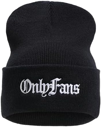 OnlyFans Gothic Beanie Hat Black