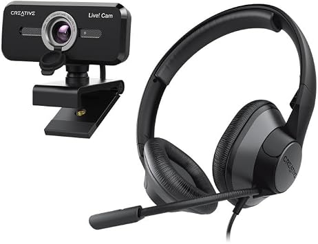Creative Live! Cam Sync 1080p V2  HS-720 V2 Bundle