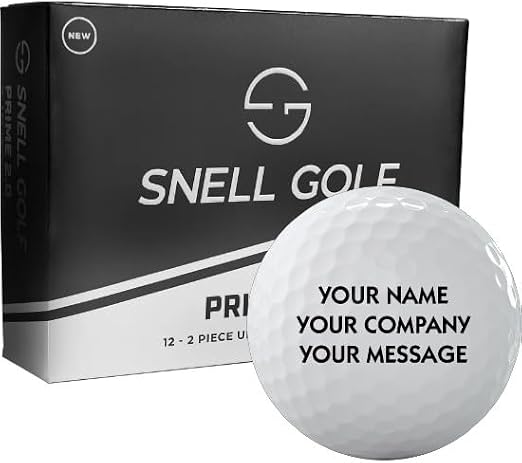 Snell Golf Prime 2.0 Personalized Golf Balls