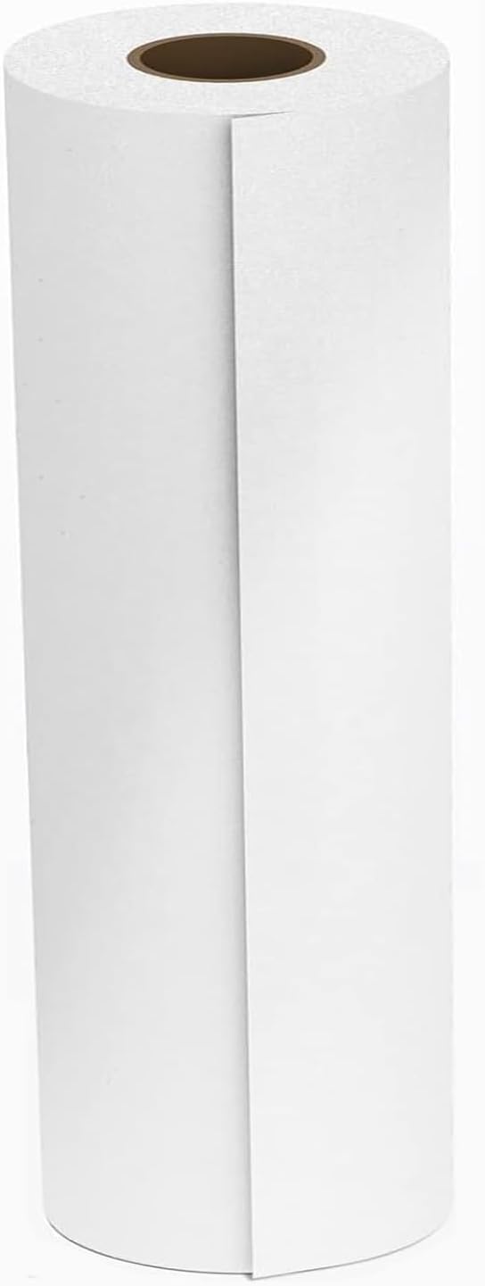 White Packing Paper Roll 12W x 350'L Newsprint Paper Roll for Packing, Moving and Wrapping, Packaging Newsprint for Moving Supplies, Newsprint Paper for Sketching Crafting 1 Pack