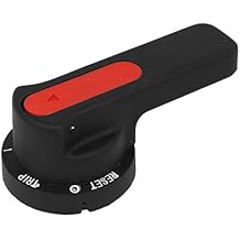 Aexit 65mm Disc Cabinet Hardware Diameter Plastic High Voltage Switchgear Pulls Rotary Handle