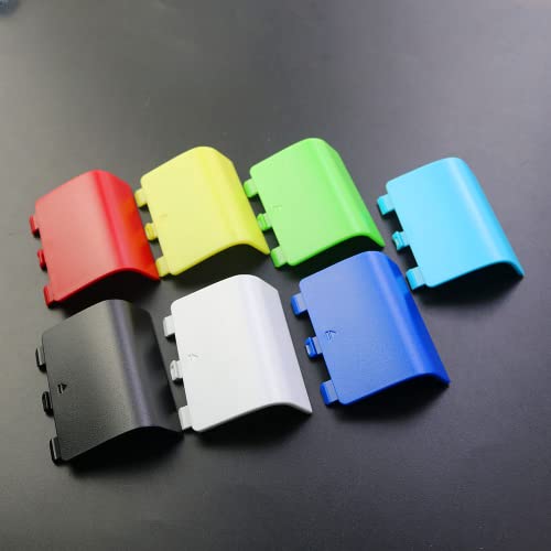 1pcs Plastic Battery Back Cover Lid Door Shell Replacement for Xbox Series S X Controller Plate Case Dark Blue