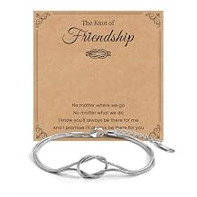 VU100 Friend Sister Gifts for Women Birthday Gifts for Her Friendship Bracelets for 2 Matching Bracelets for Women Christmas Graduation Birthday Gifts for Best Friend Sister Bestie