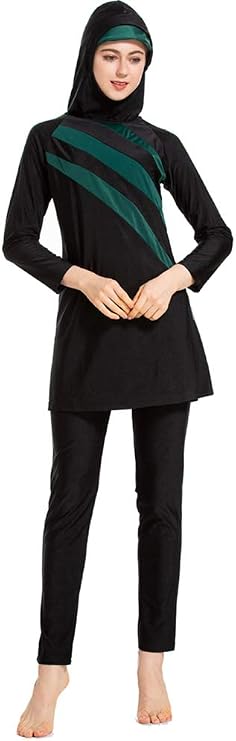 Modest Swimsuit Hijab Full Coverage Bathing Suit Swimming Suit Beachwear Bikini Swimwear