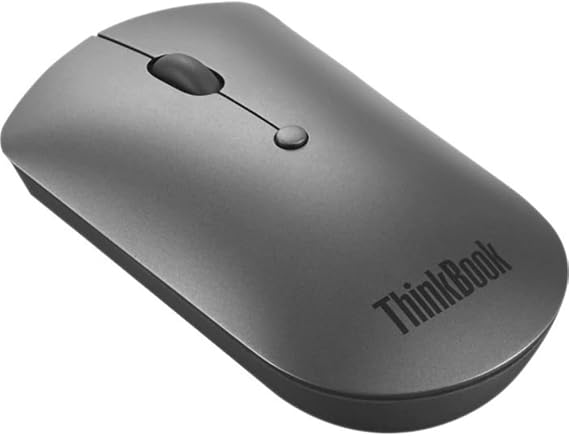 Lenovo ThinkBook Bluetooth Silent Mouse, 4Y50X88824, Iron Gray
