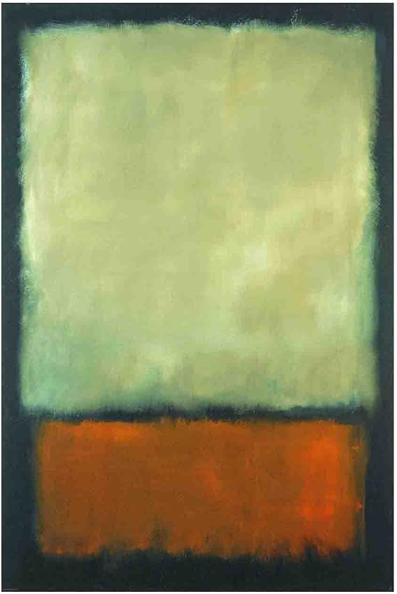 Mark RothkoUntitled Canvas Paintings Wall Art Posters and Prints Canvas Wall Art Abstract Pictures for Living Room and Bedroom Home Decor(20x30cm)8x12inch,Unframed)
