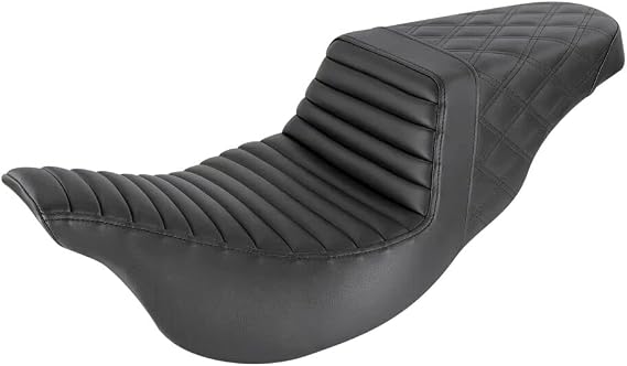 Saddlemen Step up Seat For 08-20 Harley FLHX2 (Tuck & Roll Front/Lattice Stitched Rear/Extended Reach) (Black)