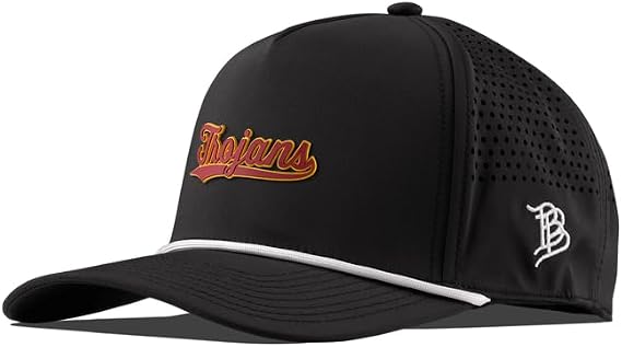 Branded Bills College Script Team Logos Curved 5 Panel Hat for Men