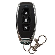DieseRC 1527 Learning Code Wireless Remote Control Transmitter Keychain 433Mhz 3 Buttons, for Use with DieseRC Receiver