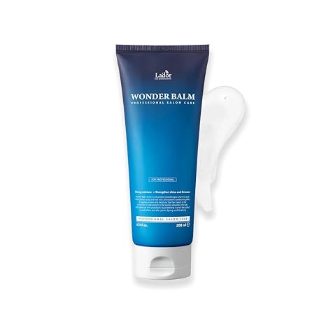 LA'DOR Wonder Balm 200ml Hair After Shampoo Moisturising Protein Silk Intensely Nourishes Curls with Irreplaceable Substances Restores Softness to Healthy Shine