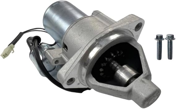 Engine Starter Motor with Solenoid and Bolts -Compatible Replacement for Predator Inverter Generators 9500-Watt Surge / 7600-Watt Running (SKU# 71365, 59188)