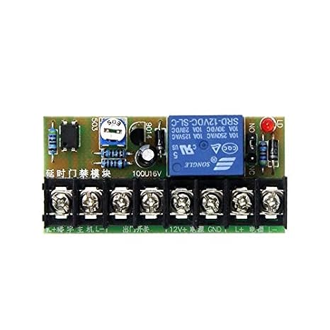 KingGo 12V NO NC Electric Lock Delay Relay Module for Door Intercom Access Control