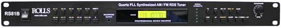 Rolls RS81B Quartz PLL Synthesized AM/FM Tuner
