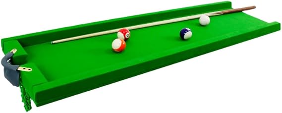 Portable Pool Table Billiard Table 5 Point Lightweight Adjustable Non-Slip Legs Billiard Pool Game Table for Practice Training Table Living Room Game Garage