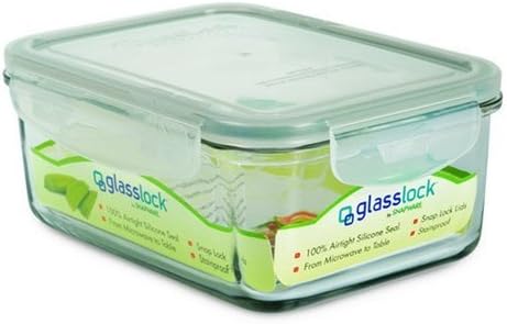 Glasslock Food Storage Container - 3.2 Cup Rectangle