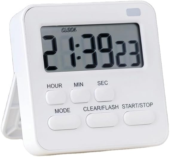 Dijital Masa Saati ve Kronometre, Alarm ve Geri Sayım Özellikli
