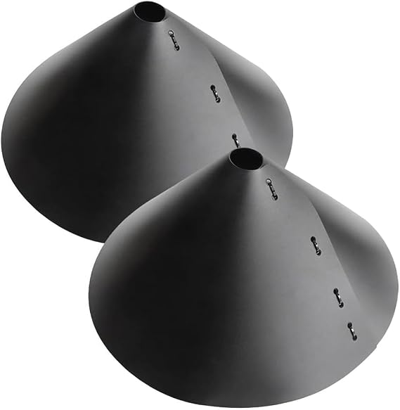 2Pack 18Inch Large Wrap Around Squirrel Baffle 2Pack 18Inch Squirrel Baffle for Outdoor Protects Hanging for Outdoor Hanging Bird Feeders and Poles