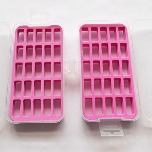 Bequilter 2 Pcs Bobbin Case for Bernina New 7 and 8 Series Jumbo Bobbin Sewing Box Bobbin Storage Organizer