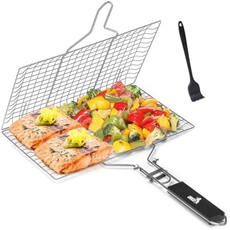 UNCO Stainless Steel Fish & Vegetable Grill Basket