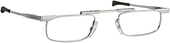 SlimFold Reading Glasses by Kanda of Japan Model 1 Color Silver Strength +2.50
