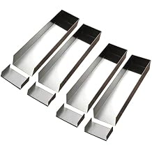 Stainless Steel Long Rectangle Tiramisu Cake Pan - Non-Stick Professional Baking Tray with Removable Sides, Mold for Layered Desserts, Cheesecakes & Mousse Commercial-Grade4