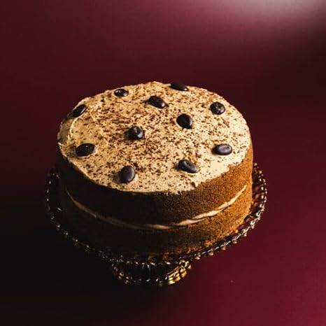 Artisanal Coffee Cake with Rich Coffee Sponge, Whipped Buttercream Filling, Classic Round Shape, Gourmet Dessert, 17cm or 24cm Round