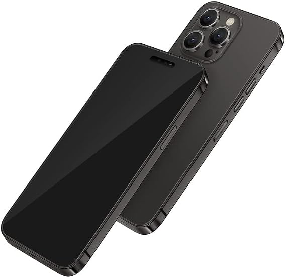 Without Logo Non-working Phone Dummy Display Model Pretend Phone toy for Phone 14 pro 6.1 inches (14pro Black Blackscreen)