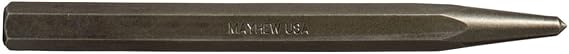 Mayhew Tools 74001 Center Punch, 5/16" x 5/32" Point, Shot Blast Finish