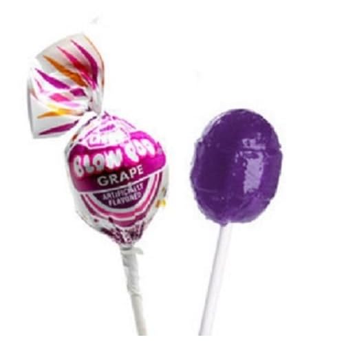 50 Piece Grape Charms Blow Pops Lollipops