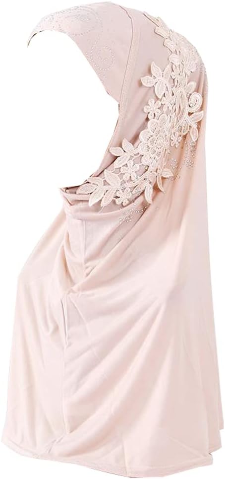 Turban with floral Muslim scarf hijab Scarf Head Wrap Scarfs For Women Hat