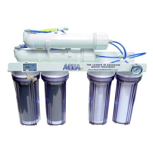 AquaFX 5 Stage Mako Double DI Reverse Osmosis System, 200 GPD