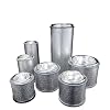 SINM Dewar Flask, 380ml~960ml Liquid Nitrogen Low Temperature Environment Storage Container, Straight Cylinder Shape, Dewar for Lab Research (Inner Diameter*Height*Capacity, 70mm*125mm*380mL)