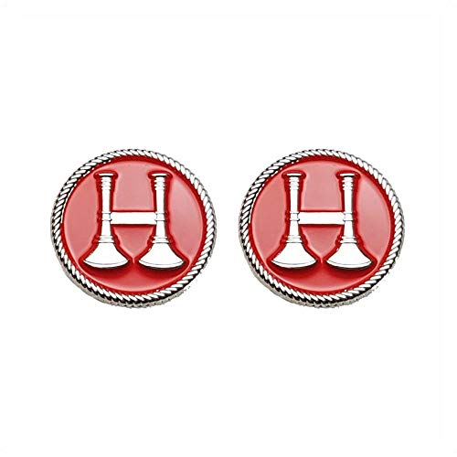 Firefighter Rank Lapel Pin Silver 2 Bugles Fire Insignia Uniform - 34A