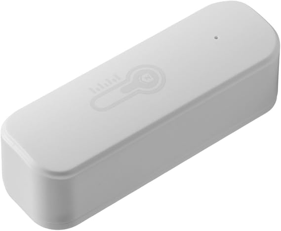 Temperature Humidity Sensor for Tuya Ecosystem, for Zigbee WiFi Hygrometer with High Accuracy, Works with, Real-Time Climate Monitor for Home Greenhouse Nursery, White(for Zigbee)