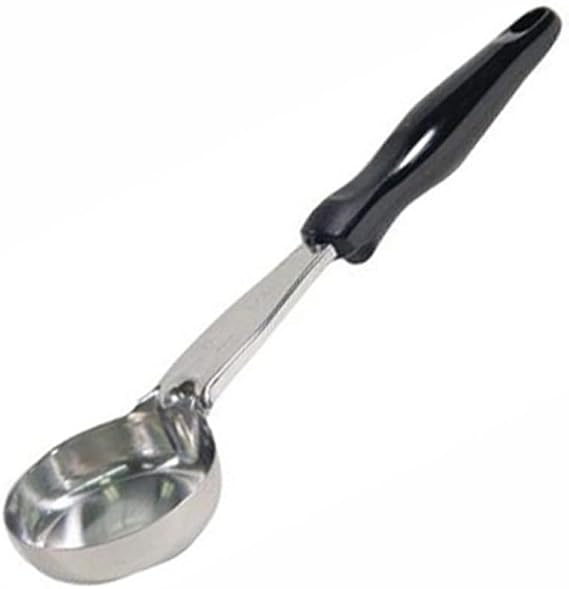 Vollrath 6412320 Spoodle - Black Handled 3 oz. Solid