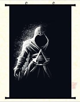 Tina Art Assassin's Creed ezio game Cool Large Framed Poster with hooks 24x36 INCH for gamer 90x60cm