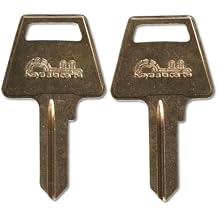 07513 Pair (2) Replacement Keys Cut to Code on AM3 Blank for American/Junkunc Padlocks, Cabinets & Utility Locks | KEYSALACARTE