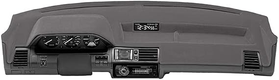 Coverking Dash Cover Mat Pad Custom Designed for Select Nissan Titan XD Dashboards: Velour Material, Charcoal