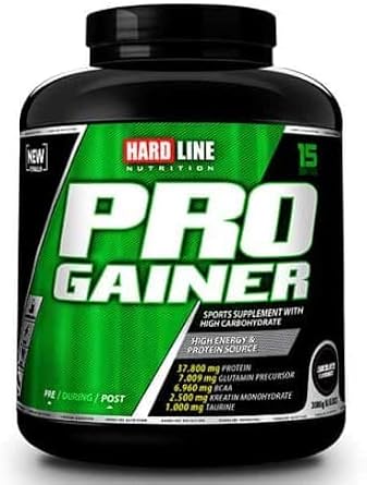 Hardline Pro Gainer Karbonhidrat Tozu - Çikolata Aromalı, 3000 Gr