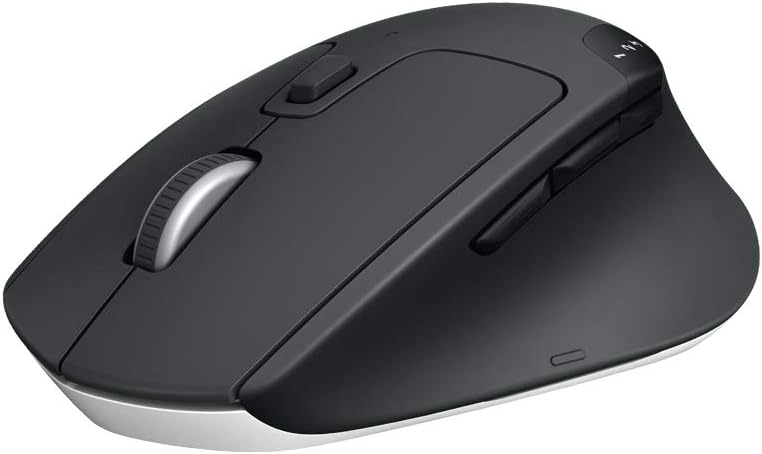 Logitech Wireless Mouse, M720r Triathlon Mouse, Bluetooth Unifying, 8 Buttons, Wireless, Battery Life Up to 24 Months, Windows, Mac, Chrome, Android, iPad OS, Black, Genuine Japanese Product