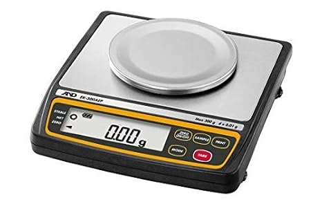A&D Weighing EK-300AEP Intrinsically Safe Portable Balance, 300g x 0.01g with External Calibration