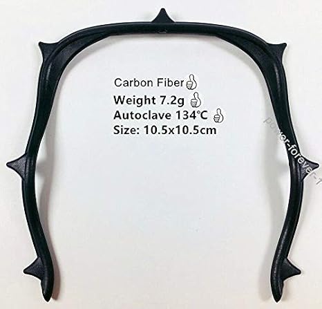 Ultra-light Frame Oral Rubber Dam Sheets Carbon Fiber Black Contrast 7.2g 134C (5 pieces)